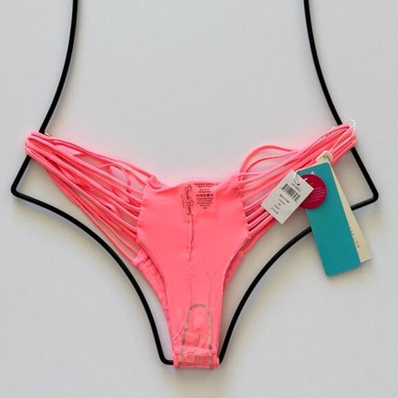 Beach Bunny Indy Micro Tango Bikini Bottom – New Origami - Minimal Coverage - M - Picture 5 of 13